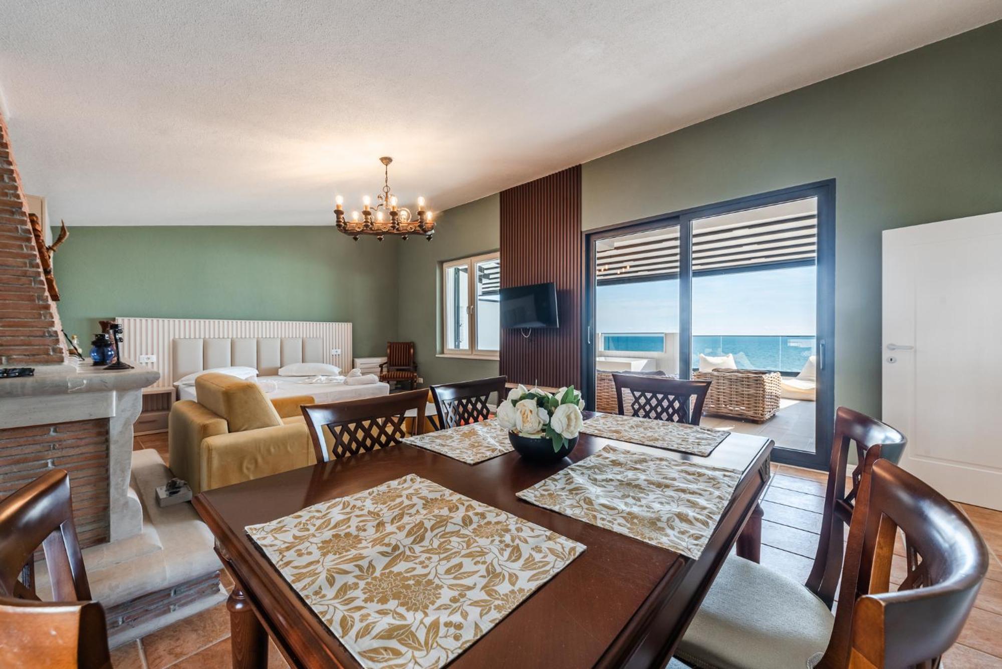 Sea View Apartments Eldo دراس الغرفة الصورة
