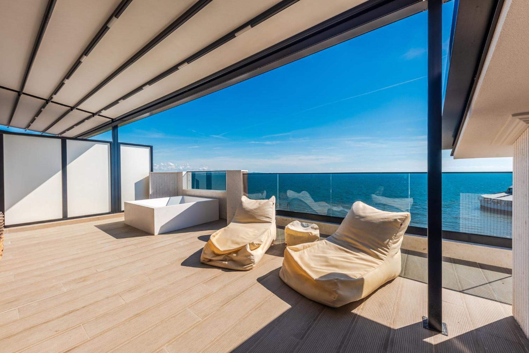 Sea View Apartments Eldo دراس الغرفة الصورة